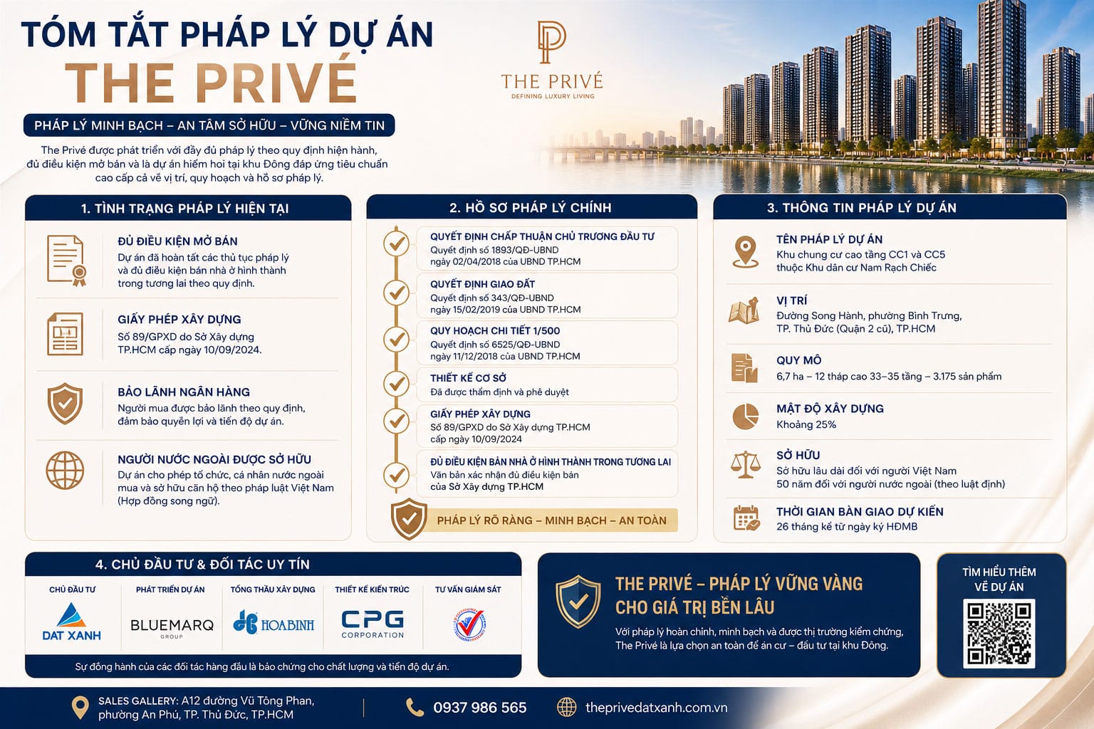 Vì pháp lý đã đủ điều kiện bán — an toàn trước đã