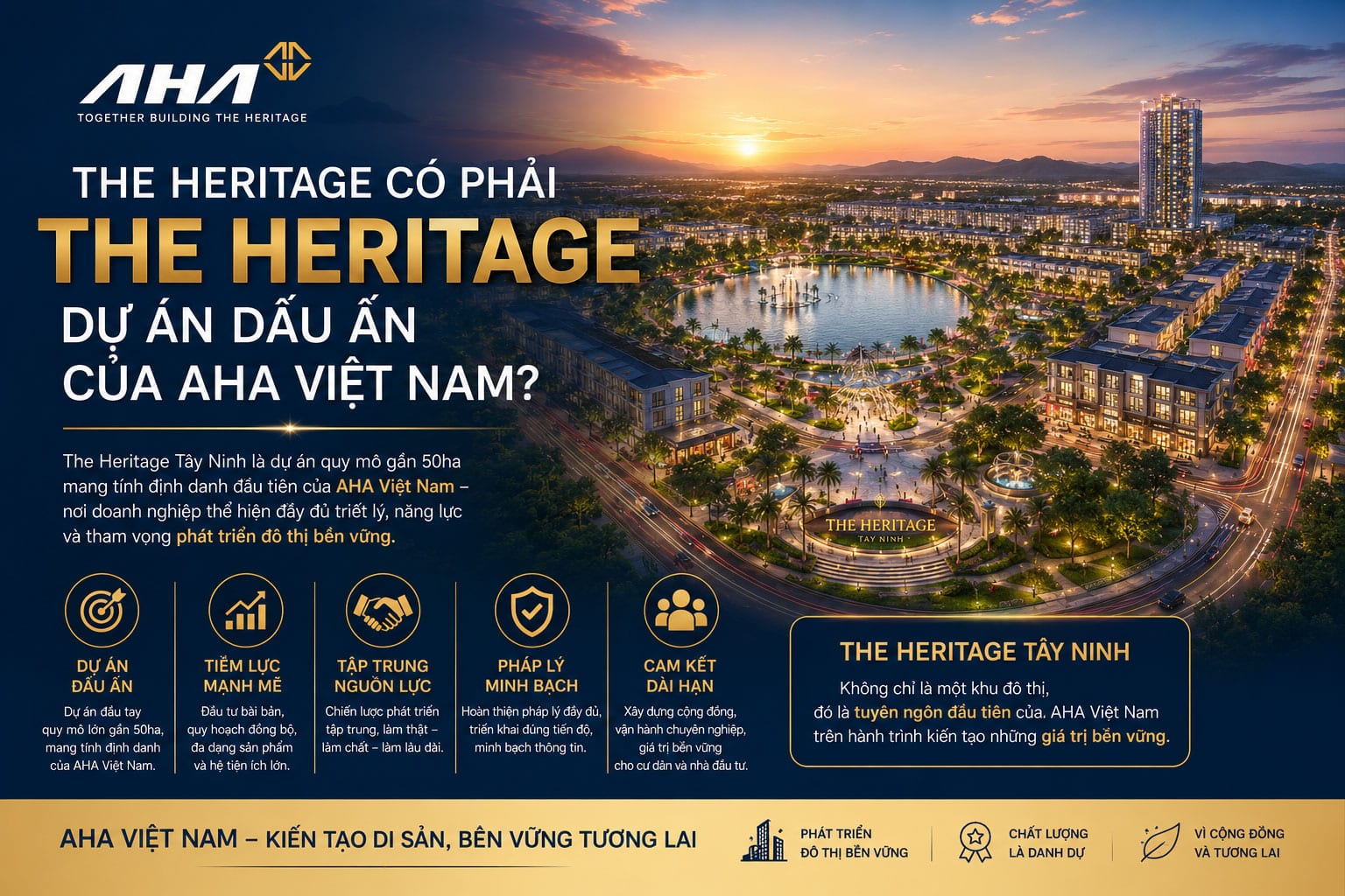 The Heritage Có Phải Dự Án Dấu Ấn Của AHA Việt Nam?