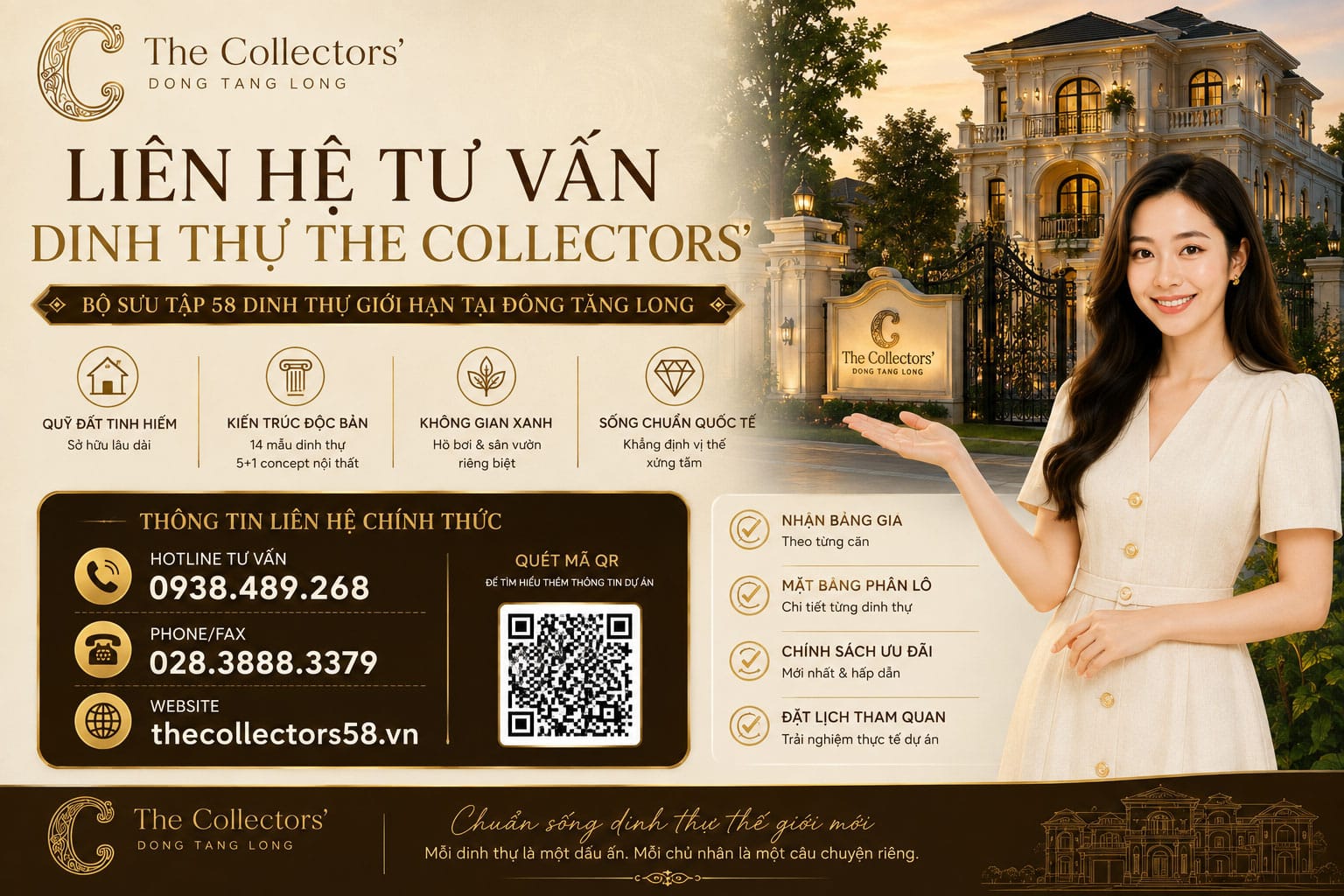 Liên hệ tìm hiểu “Đại trạch nội đô” The Collectors'