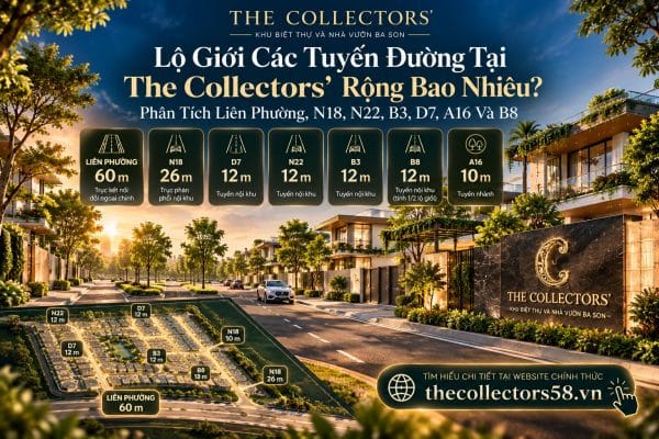 Lộ Giới Các Tuyến Đường Tại The Collectors’ Rộng Bao Nhiêu? Phân Tích Liên Phường, N18, N22, B3, D7, A16 Và B8